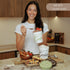 Set 2 1 Frozen Moncur Home Ice Cream Containers of Quart Homemade Ice Cream Storage with Silicone Lids, Reusable Non
