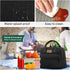 HOMESPON Insulated Lunch Bag for Women Men Cooler Lunch Box Tote for Work Picnic (Black)