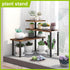 BMOSU Kitchen Corner Shelf Organizer with Hooks, Adjustable Spice Rack, 3 Tier Storage for Bathroom Counter Shelves,