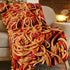 Cozy 50"x40" Tomato Spaghetti Blanket Soft Warm Italian Pasta Throw Blankets for Boys Girls Fuzzy Plush Funny Food
