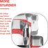 3Pcs Number One Cookie Cutters 5", 4", 3", Heavy Duty Food-Grade Stainless Steel Cookie Cutter Set, Coated with Soft PVC