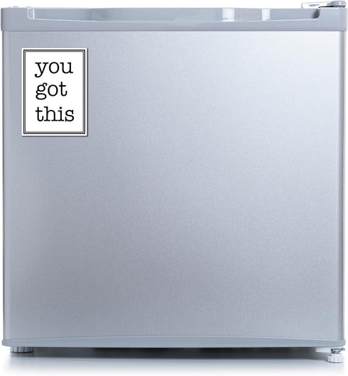 Inspirational You Got This Magnet, Positive Affirmation Stickers for Motivational Wall Decor, Fridge Affirmation Sign