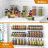 OneAhead Design 3 6 Pack Wall Mounted Spice Rack Organizer, Pantry Door Organizer & Hanging Storage Baskets, Metal