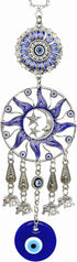 Turkish Blue Evil Eye Protective Wall Hanging Decor Amulet Ornament - CL17