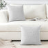 OTOSTAR Linen Throw Pillow Covers Set of 2, Decorative Square Pillowcases 26x26 Inch for Home Decor and Sofa