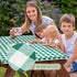 72x30 Inches 3 Set Picnic Table Cover with Bench Covers and Bag, Camping Table Camping Essentials Cover with Elastic