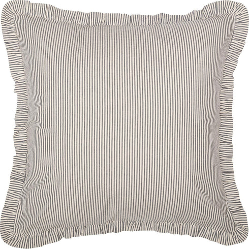 VHC Brands Hatteras Bedding Accessory, Euro Sham 26x26, Blue