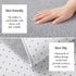 Keeko Soft Area Rugs for Bedroom Living Room, 4x6 Grey Modern Low Pile Fluffy Machine Washable Rug