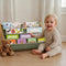 ZICOTO Decorative Wooden Bookshelf for Kids Rooms - Keeps Plenty of Books