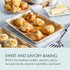 Chigcago Metallic Recycled Aluminum Small 9x13 Baking Sheet, Perfect for Everyday Baking and Roasting Use