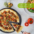 Latest 13 Inch Nonstick Carbon Steel Pizza Pan - Bakeware with Holes for Oven Baking Supplies (35x32x1.3cm)