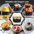 EUSOAR 50pcs Muffin Liners, Disposable Aluminum Foil Cupcake Baking Cups with Lids for Ramekins and Cases.