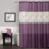 Lush Decor Covina Shower Curtain, Purple, 72 inches wide x 72 inches long