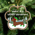 2025 Dachshund Christmas Ornament Dachshund Gifts for Women, Wiener Dog Ornament for Christmas Tree, Cute Sausage Dog