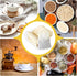30PCS Spice Bags for Cooking, Reusable Muslin Drawstring Soap Bags for Loose Tea, Cheese Cloth Straining 3x4 Inch