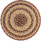Earth Rugs Chairpad 15.5", Burgundy/Gray/Crème