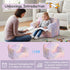 Tiita Kids Sofa, Childrens Couch with Carry Handle, Portable Toddler Foam Sofa Couch, Glow in the Dark Nursery Kids