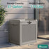 32 YITAHOME Gallon Deck Box, Resin Storage with Lockable Lid & Side Handles, Indoor Outdoor Small Container for Patio