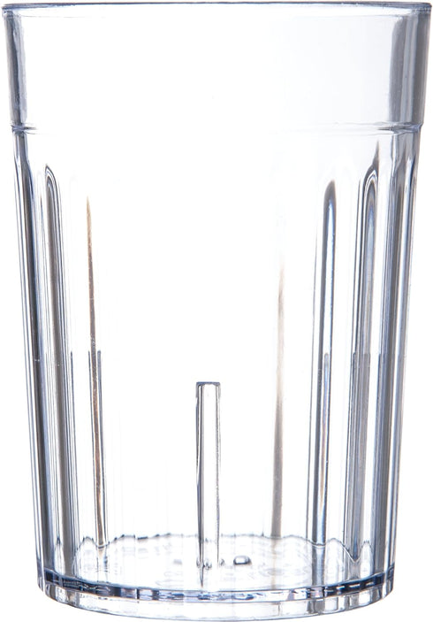 Carlisle FoodService Products Bistro Tumbler, Plastic, 10.2 Ounces, Clear