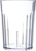 Carlisle FoodService Products Bistro Tumbler, Plastic, 10.2 Ounces, Clear