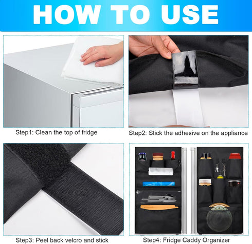 70.9" 15", 13 Mini Fridge Storage Organizer Dorm - x Over Fridge Shelf with Paper Towel Roller, Refrigerator Caddy