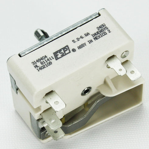 Supco Surface Element Infinite Switch ES9404, Replaces Whirlpool WP3149404