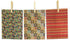 Kitchen Dish Towels, 100% Natural Cotton Mexican Fiesta Talavera Floral Prints, Set of 3 Multi-Color Dishcloths