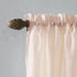 No. 918 Erica Crushed Sheer Voile Rod Pocket Curtain Panel – 51" x 84", Whisper Pink