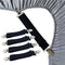 Sheet Straps Bed Sheet Keeper Holder for Corners, Fitted Sheet Holder Clips Garters Fasteners Mattress Clamps