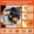 100PCS Food Grade Parchment Air Fryer Liners for Ninja DZ201 DZ071 DZ401 DZ550, Disposable Baking Paper, Oil/Water Proof