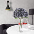 Jim's Cabin Silk Hydrangea Flowers, 5 Big Heads Fake Flower Bunch Bouquet for Home Wedding Party Decor DIY (Gray)