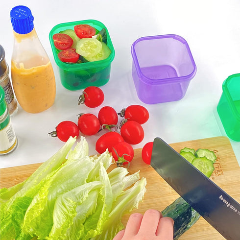 Finorder 21 Day Portion Control Container Kit, 14-Piece BPA Free Food Portion Set for Meal Prep, Weight Loss System