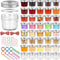 UrSpeedtekLive 40 Pack 4 oz Mason Jars with Regular Lids and Bands, Small