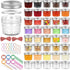 UrSpeedtekLive 40 Pack 4 oz Mason Jars with Regular Lids and Bands, Small