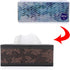 Sumnacon Rectangular Leather Tissue Box Cover – Stylish PU Tissue Box Holder with Magnetic Bottom for Home and Office