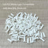 spansee 120 PCS White Caps Compatible with IKEA Billy Bookcase, Bookcase Hole Covers, Bookshelf Hole Plugs Compatible