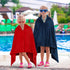 Swimming 3-8 50x30 Inch, PAVILIA Fleece Hooded Towel for Kids, Soft Plush Beach Bath Towel, Absorbent Shower Wrap