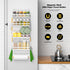 Magnetic Spice Rack, Moveable Magnetic Shelf Organizer for Kitchen, 4 Packs for Refrigerator and Microwave Storage