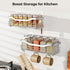 5 2 Pack Orimade Shower Caddy Basket Shelf with Hooks Adhesive Organizer Storage Rack Rust Resistant Wall Mounted