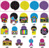 Bessmoso 28PCS 80s Party Decorations – Retro Hanging Swirls & Ceiling Streamers for 1980s Birthday