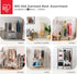 IRIS USA Clothes Rack with 4 Metal Shelves, Freestanding Clothing Racks for Easy Assembly and Storage