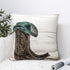 Western Cowboy Hat and Cowgirl Boots Decorative Throw Pillow Covers, 18x18 Inch Square Cushion Cover for Sofa Couch