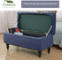FUANGUI Ottoman Cover Stretch Storage Ottoman Bench Slipcover Printed Folding Storage Bench Ottoman Cover Footrest
