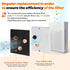 C545 H13 True HEPA Replacement Filter S by Blutoget-Fit for Winix C545 Air Purifier, 2 HEPA + 8 Carbon Filters