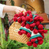 31 Inches cagulax Birthday Gifts for Women Mothers Day, Rose Crochet Flowers Bouquet Blanket, Anniversary Wedding