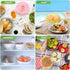 130Pcs Reusable Elastic Food Bowl Storage Covers, Sublaga Bowl Covers in 5 Sizes and Colors, BPA Free