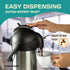 Coffee Carafe Airpot & Cleaning Brush - 101oz / 3L Airpot for Hot or Cold Drink, Coffee Dispenser with Pump