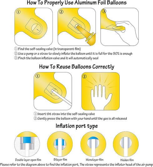 Letter Balloons, 40 Inch Giant Jumbo Helium Foil Mylar, Party Decorations, Gold E