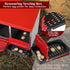 3-Compartment VINGLI Chicken Nesting Box Roll-Out with Plastic Baskets, Egg Nesting Boxes for Hens, Chicken Coop Laying