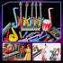 48pcs 80s 90s Inflatable Rock Star Toys, Party Decorations Inflatable Party Props Musical Instrument Blow up Guitar